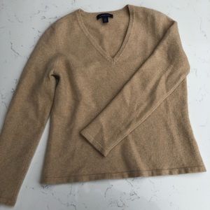 100% Cashmere Tan Sweater